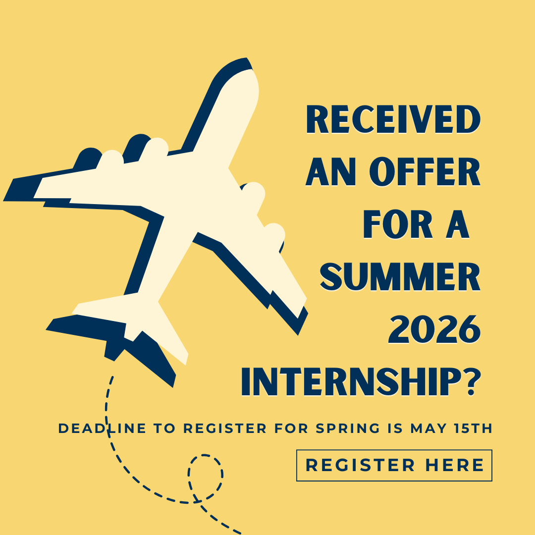 Register for internship button