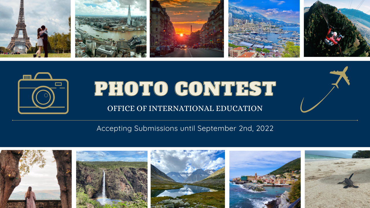 Photo Contest by OIE: Deadline to submit photos is September 2nd, 2022!